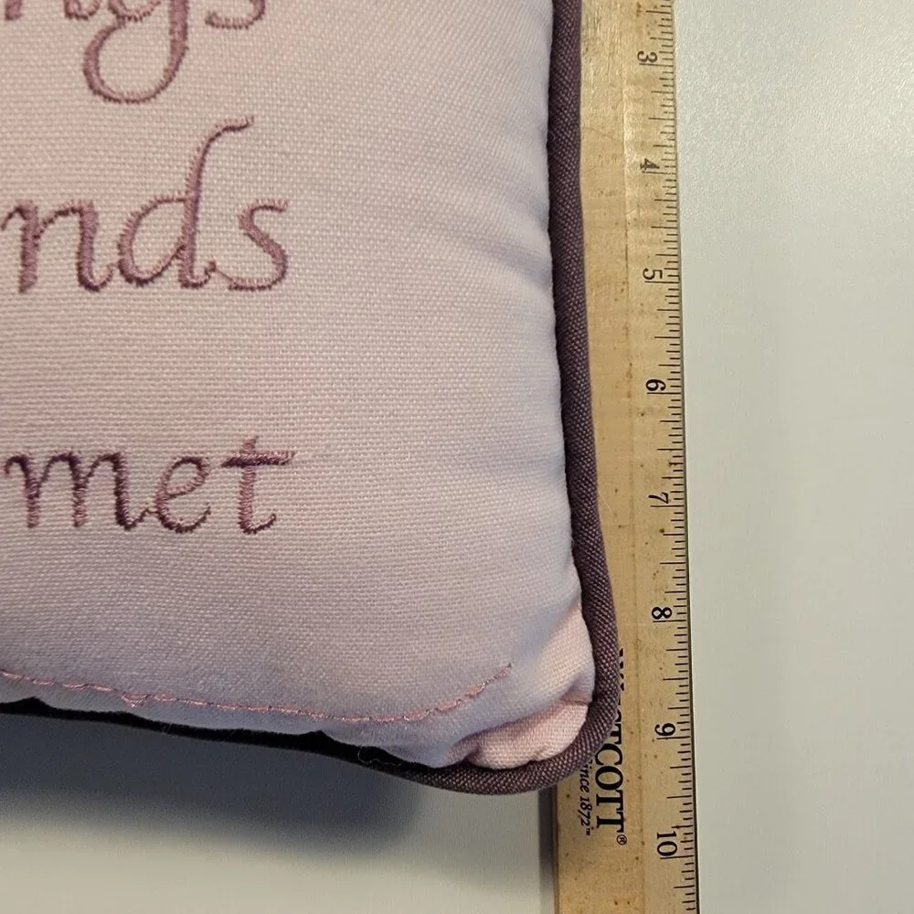 Friend Theme Vintage Tapestry Throw Pillow Butterflies‎ Cottagecore Shabby